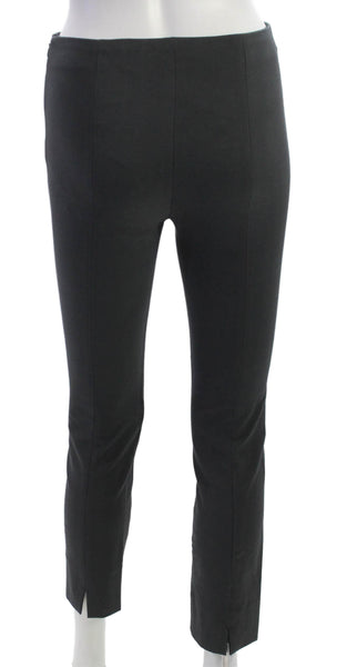 Vince Women Dress Pants Black Cotton Zip Inseam 28 Size XS