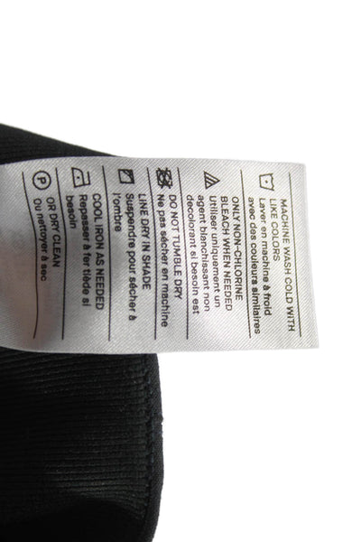 Vince Women Dress Pants Black Cotton Zip Inseam 28 Size XS