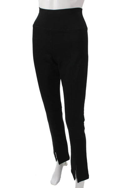 Trina Turk Women Ankle Leggings Black Rayon Pull On Size 12
