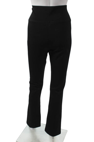 Trina Turk Women Ankle Leggings Black Rayon Pull On Size 12