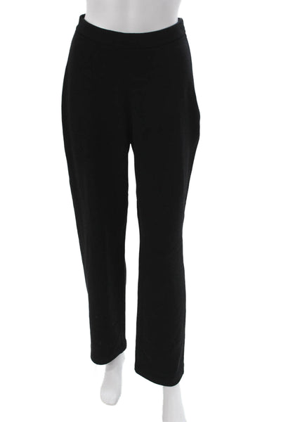 St. John Collection By Marie Gray Women Dress Pants Black Wool Zip Size 6