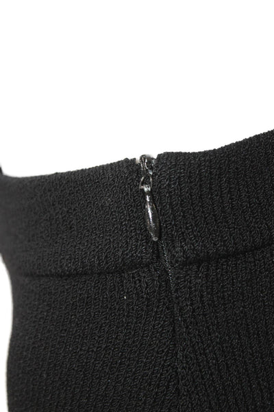 St. John Collection By Marie Gray Women Dress Pants Black Wool Zip Size 6