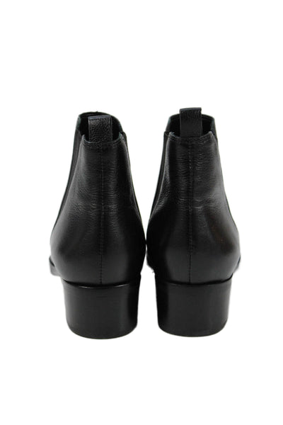 Marc Fisher Womens Leather Yale Bootie Shoes Black Size 5.5M
