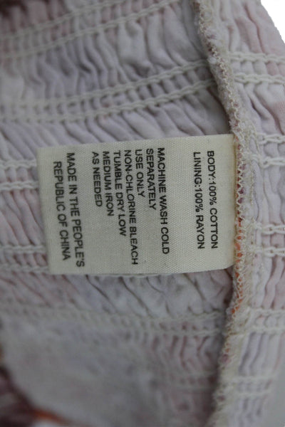 Birds of Paradis Women Camisole Multicolor Cotton Square Neck Size S