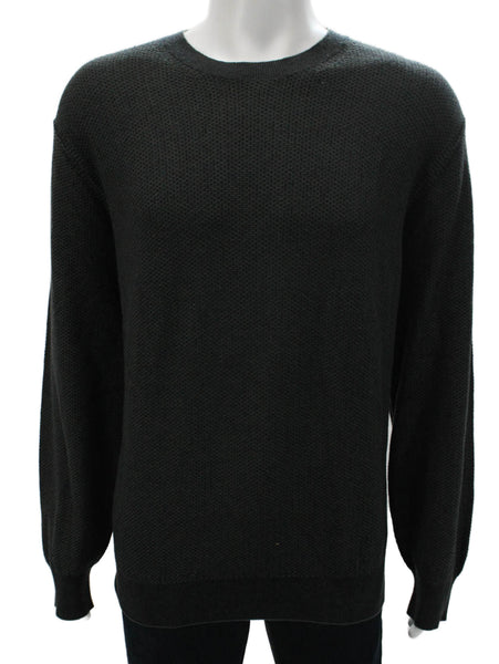 Vince Mens Wool Crewneck Pullover Sweater Gray Size XL