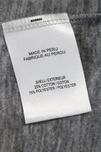 Helmut Lang Womens Sleeveless Cowl Neck Tunic Gray Size S