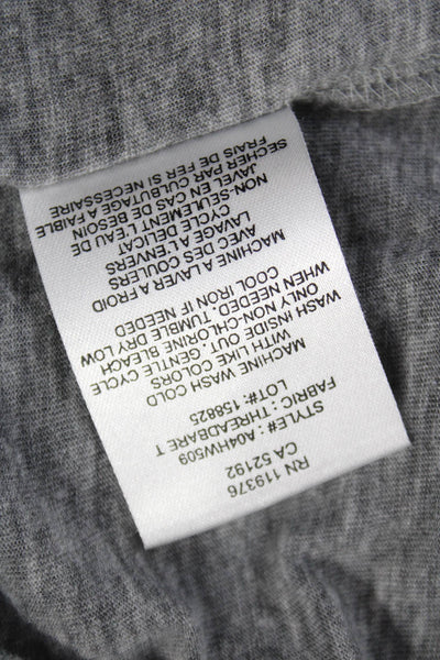 Helmut Lang Womens Sleeveless Cowl Neck Tunic Gray Size S