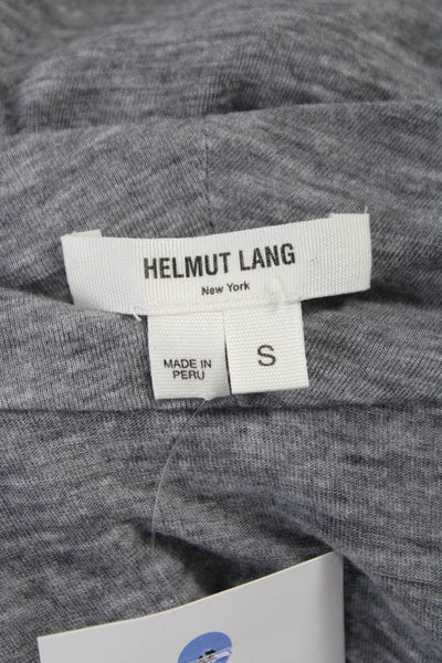 Helmut Lang Womens Sleeveless Cowl Neck Tunic Gray Size S