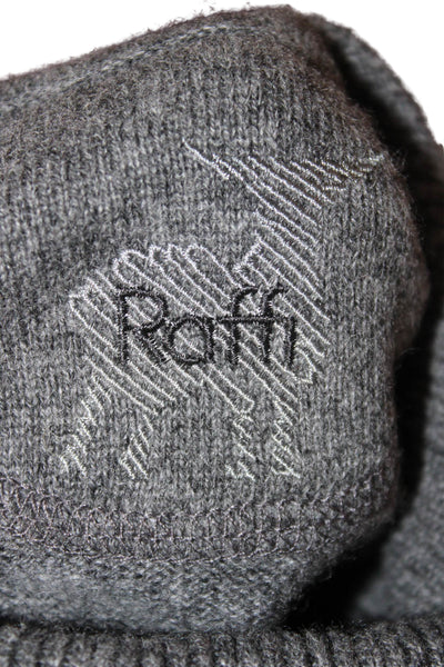Purificacion Garcia Mens Cashmere Turtleneck Pullover Sweater Gray Size XS