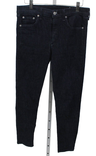 Rag & Bone Jean Womens Skinny Jeans Blue Mid Rise Size 28