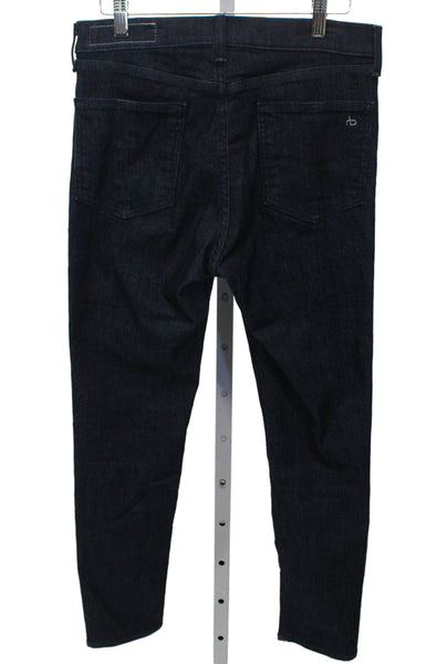 Rag & Bone Jean Womens Skinny Jeans Blue Mid Rise Size 28