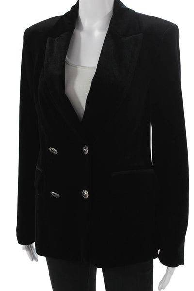 Zara Women Multicolor Plaid Button Up Blazer Long Sleeve Polyester Size S