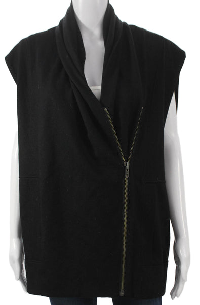 Helmut Lang Womens Wool Tank Dress Scoop Neck Sleeveless Pullover Blue Size S
