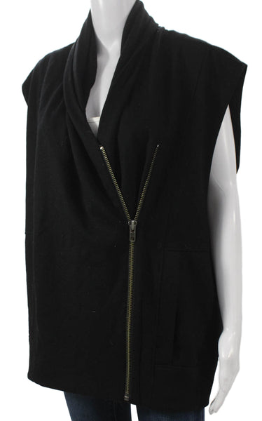 Helmut Lang Womens Wool Tank Dress Scoop Neck Sleeveless Pullover Blue Size S