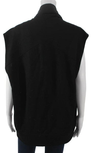 Helmut Lang Womens Wool Tank Dress Scoop Neck Sleeveless Pullover Blue Size S
