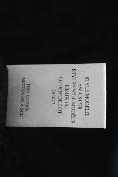 Helmut Lang Womens Wool Tank Dress Scoop Neck Sleeveless Pullover Blue Size S