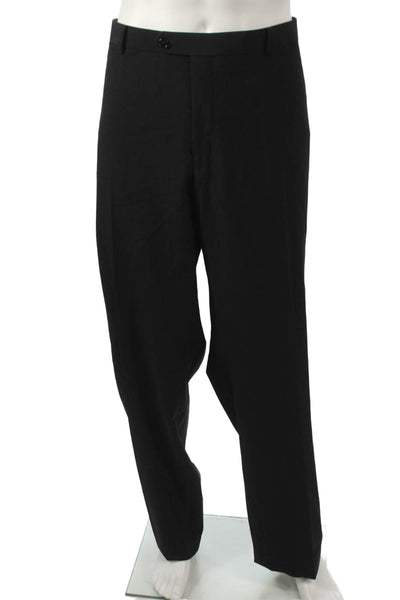 Munro Mens Black Wool Dress Pants Size 46