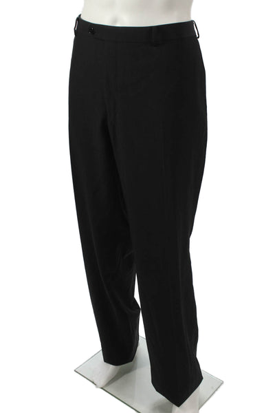 Munro Mens Black Wool Dress Pants Size 46