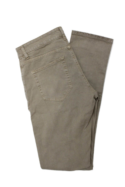 PT Torino Womens Skinny Jeans Brown Cotton Button Closure Size 30