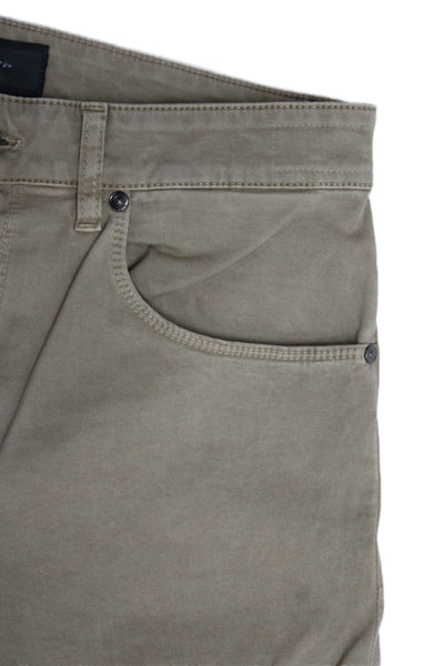 PT Torino Womens Skinny Jeans Brown Cotton Button Closure Size 30