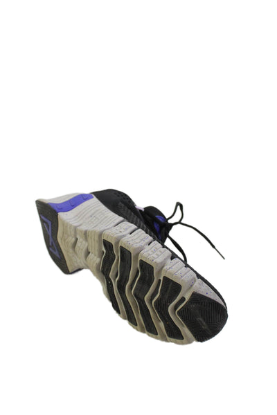 Nike Women's Lace Up Rubber Sole Trainer Sneakers Black Size 10