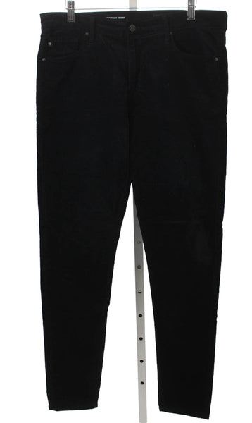 AG Adriano Goldschmied Mens Skinny Jeans Black Cotton Size 32