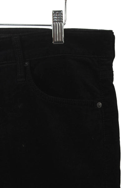 AG Adriano Goldschmied Mens Skinny Jeans Black Cotton Size 32