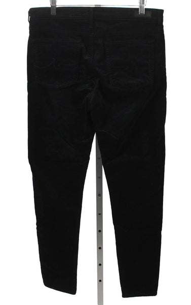 AG Adriano Goldschmied Mens Skinny Jeans Black Cotton Size 32