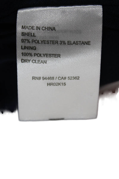 Laundry by Shelli Segal Women Shift Dress Blue Short Sleeve Knee Length Size 6