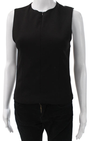 Zara Womens Black Sleeveless Top Blouse Size M