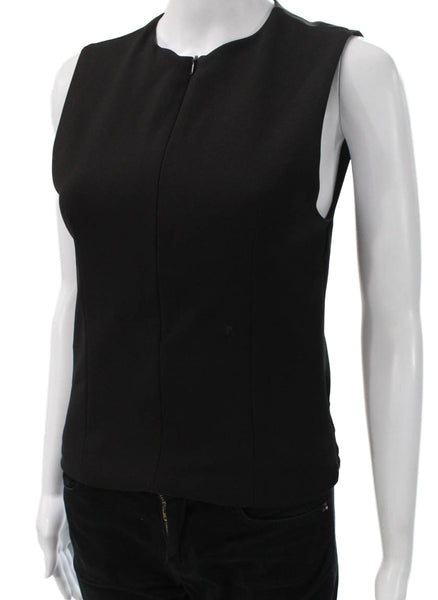 Zara Womens Black Sleeveless Top Blouse Size M