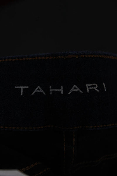 Tahari Womens Skinny Jeans High Rise Blue Cotton Blend Plus Size 16