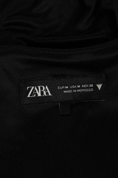 Zara Womens Black Sleeveless Top Blouse Size M