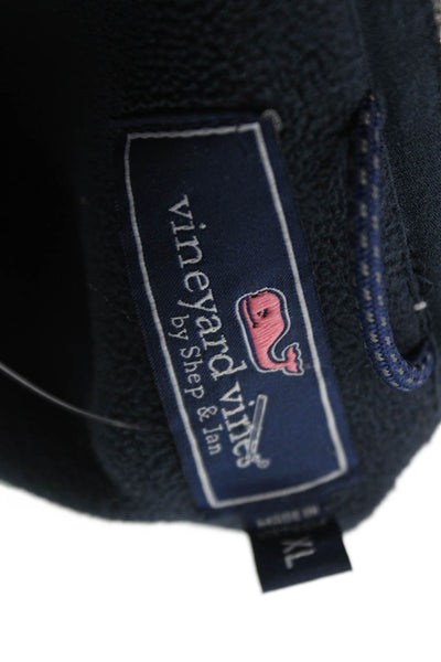 Vineyard Vines Mens Gray Polyester Zip Vest Size XL