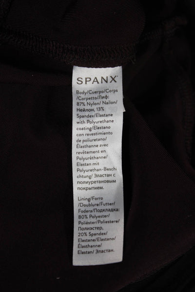 Spanx Women Ankle Leggings Brown Nylon Size S