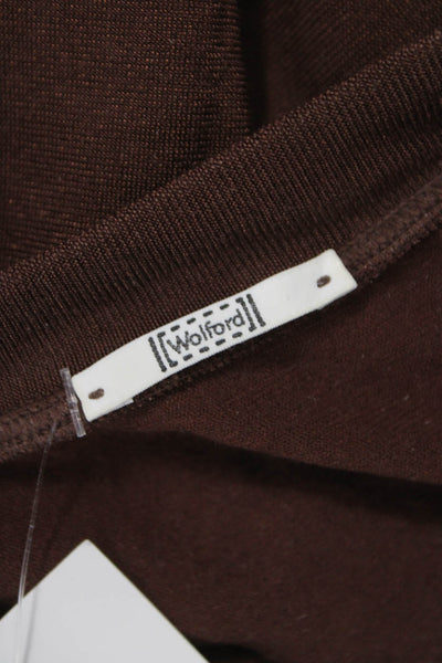 Wolford Women Basic Brown Scoop Neck Tank Size S
