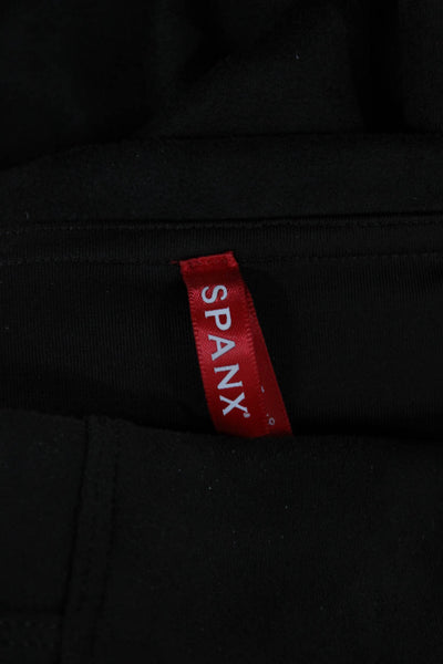 Spanx Women Ankle Leggings Brown Polyester Blend Size S