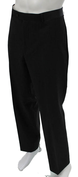 Pronto Uomo Mens Black Wool Dress Pants Size 38