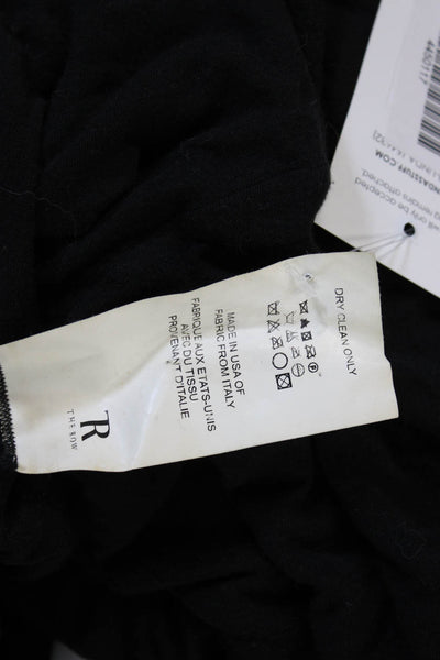 The Row Women Tunic Scoop Neck Modal Long Sleeve Black Size L