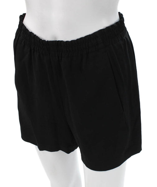Babaton Womens Casual Shorts Black Polyester Blend Size S