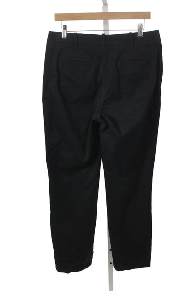 Brooks Brothers Womens Chino Pants Black Cotton Size 8