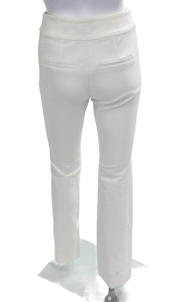 Derek Lam 10 Crosby Womens Dress Pants White Cotton Zip Size 0