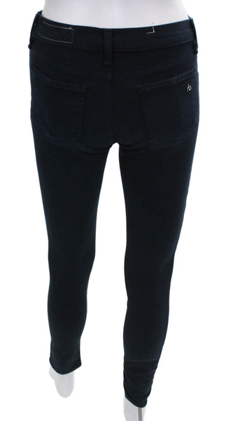 Rag & Bone Jean Womens Blue Skinny Jeans Cotton Button Size 26