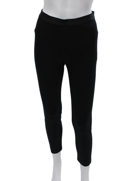Kate Spade Saturday Womens Ankle Leggings Black Cotton Size XS