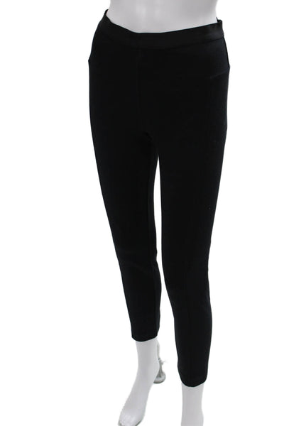 Kate Spade Saturday Womens Ankle Leggings Black Cotton Size XS