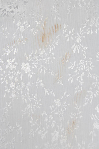 Oscar de la Renta Womens White Floral Henley Midi Dress Short Sleeve Size S
