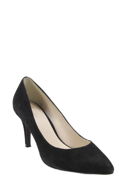 Cole Haan Grand.OS Womens Suede Pointed Toe Pumps Black Size 7 B