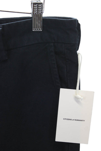 Citizens of Humanity Mens Chino Pants Black Cotton Blend Size 32