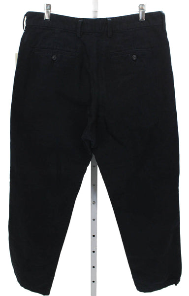Citizens of Humanity Mens Chino Pants Black Cotton Blend Size 32
