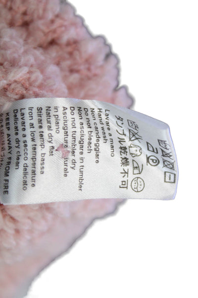 Il Gufo Girls Long Sleeve Long Cardigan Pink Size 8
